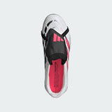 adidas Predator League Fold-Over Tongue Firm Ground Youth Soccer Cleats - White/Black