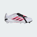 adidas Predator Elite Fold-Over Tongue Firm Ground Youth Soccer Cleats - White/Black