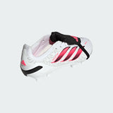 adidas Predator Elite Fold-Over Tongue Firm Ground Youth Soccer Cleats - White/Black