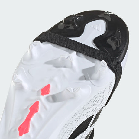 adidas Predator Elite Fold-Over Tongue Firm Ground Youth Soccer Cleats - White/Black