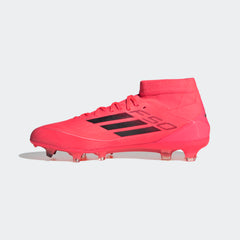 adidas Women's F50 Pro Mid-Cut Firm Ground Boots Turbo/Black/Platin Metallic