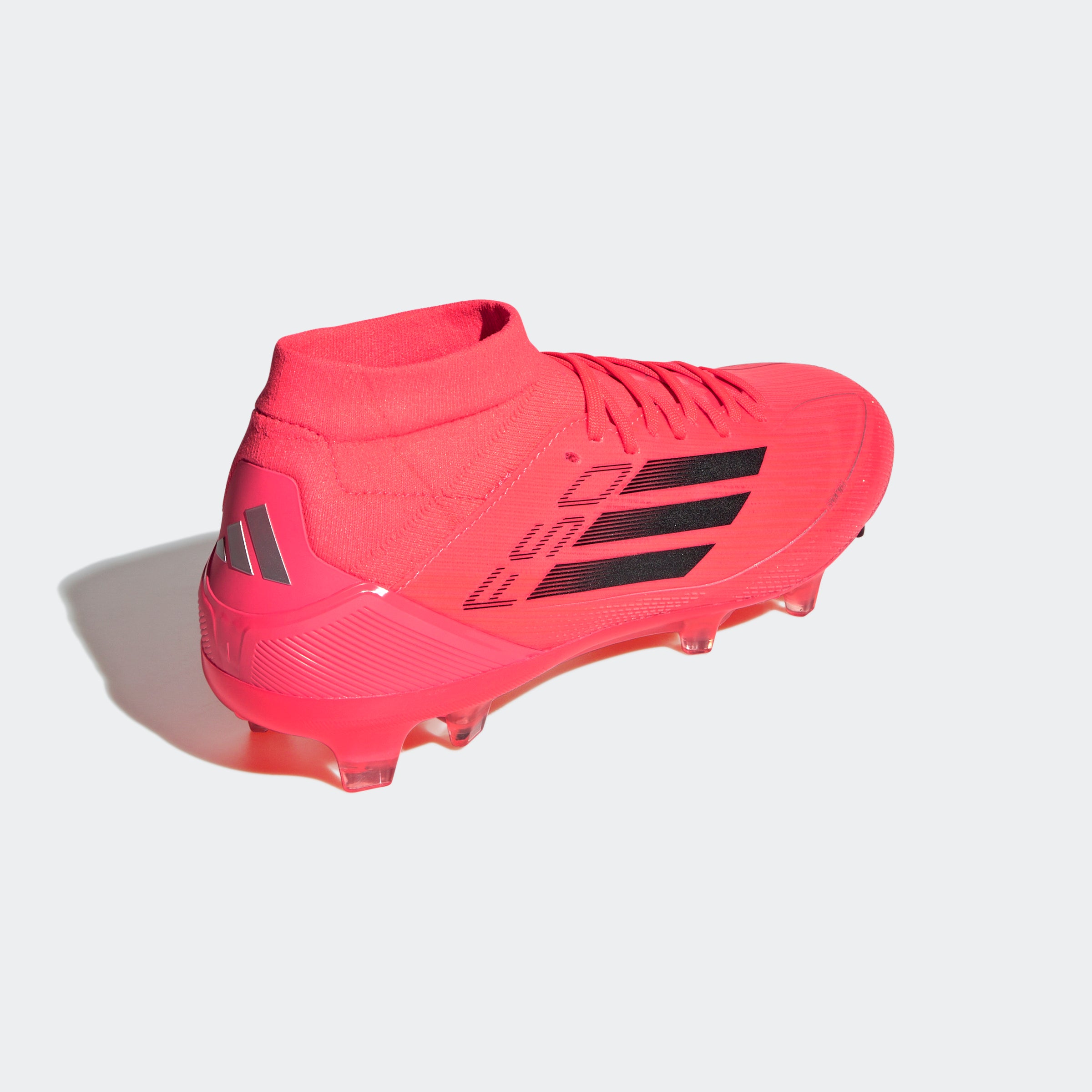 adidas Women's F50 Pro Mid-Cut Firm Ground Boots Turbo/Black/Platin Metallic