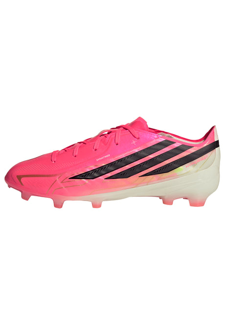 adidas F50 Hyperfast Elite Firm Ground Youth Soccer Cleats - Turquesa/Black/Gold