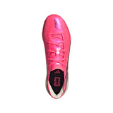 Botines de Fútbol Juveniles adidas F50 Hyperfast Elite para Terreno Firme - Turquesa/Negro/Dorado