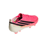 Botines de Fútbol Juveniles adidas F50 Hyperfast Elite para Terreno Firme - Turquesa/Negro/Dorado