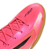 adidas F50 Hyperfast League Indoor Men's Soccer Shoes - Turquesa/Black/Gold