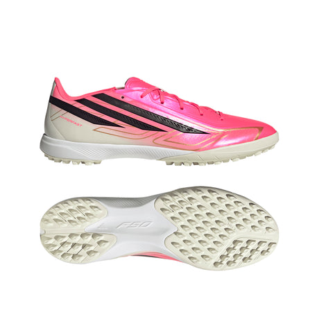 adidas F50 Hyperfast League Turf Men's Soccer Cleats - Turquesa/Black/Gold