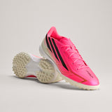 adidas F50 Hyperfast League Turf Men's Soccer Cleats - Turquesa/Black/Gold