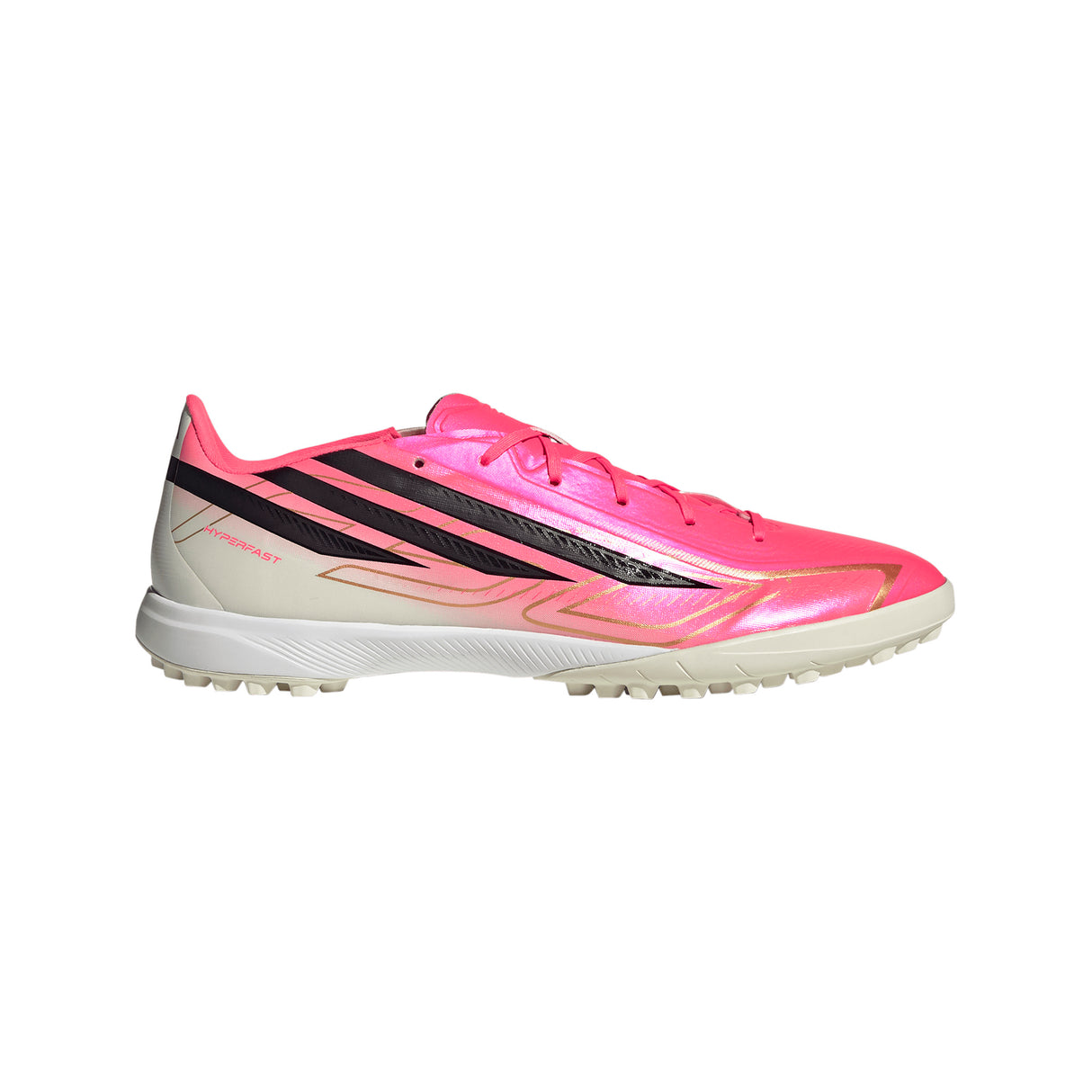 adidas F50 Hyperfast League Turf Men's Soccer Cleats - Turquesa/Black/Gold