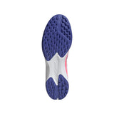 adidas F50 Hyperfast League Laceless Turf Men's Soccer Cleats - White/Purple