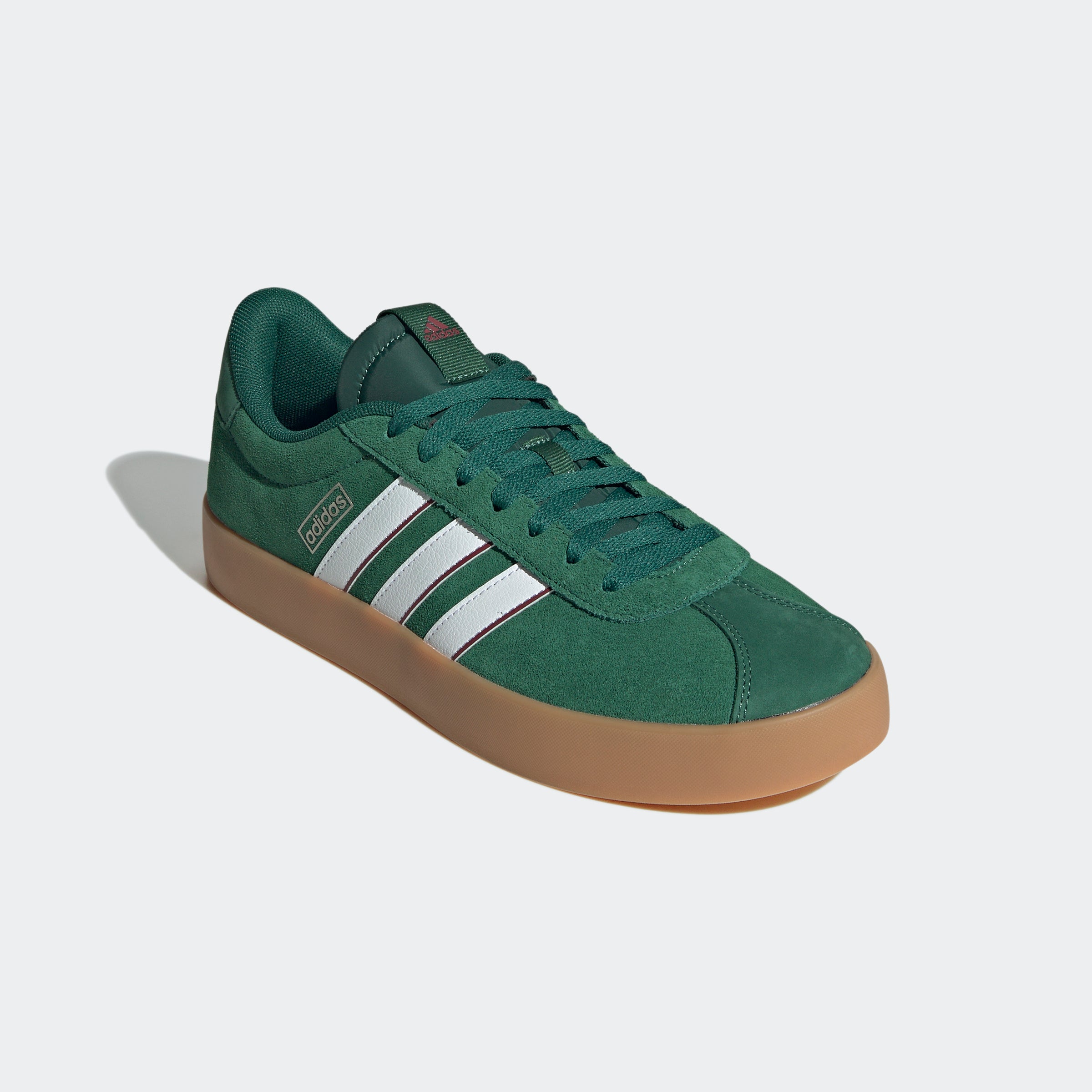 adidas VL Court 3.0 Shoes Dark Green/White/Collegiate Burgundy