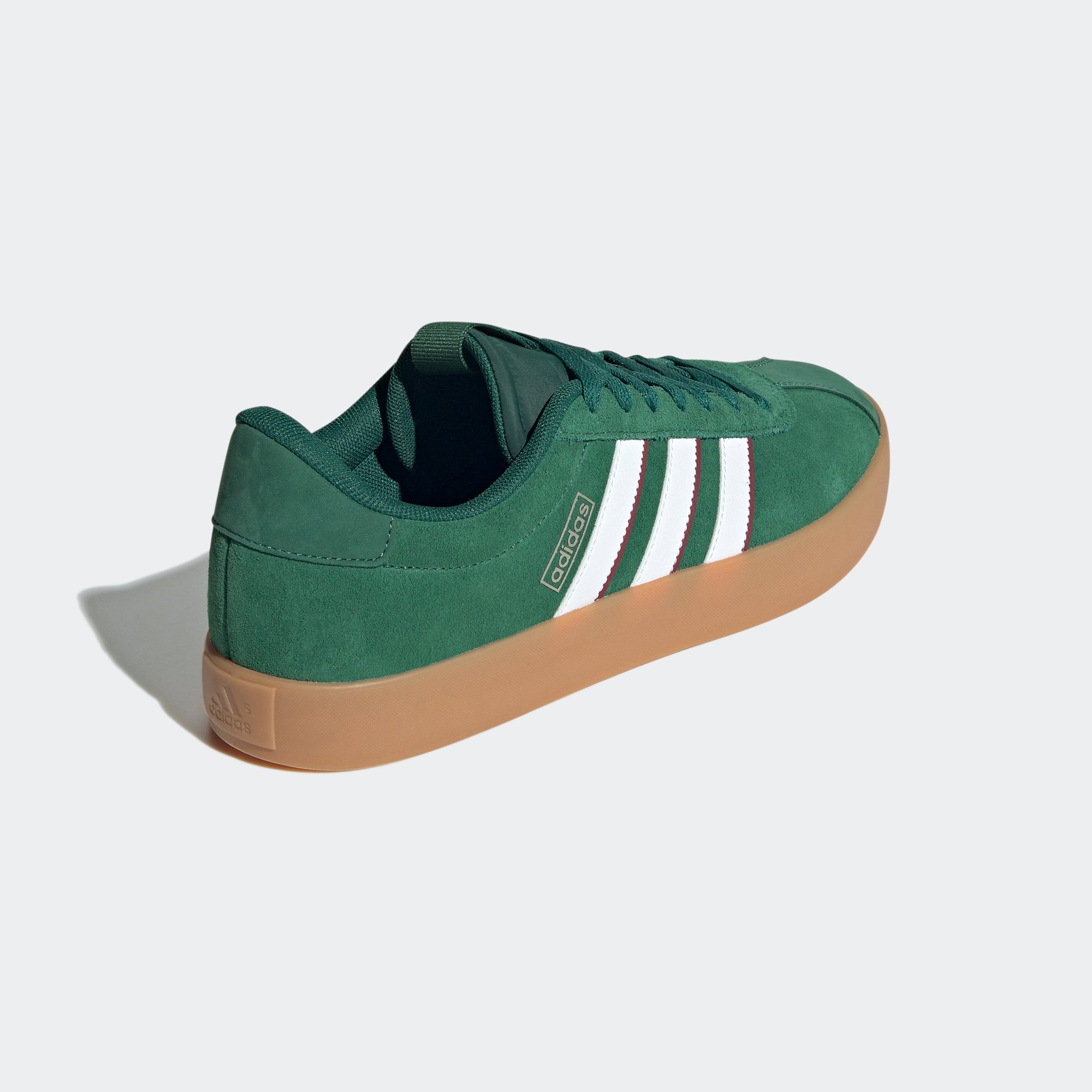 adidas VL Court 3.0 Shoes Dark Green/White/Collegiate Burgundy