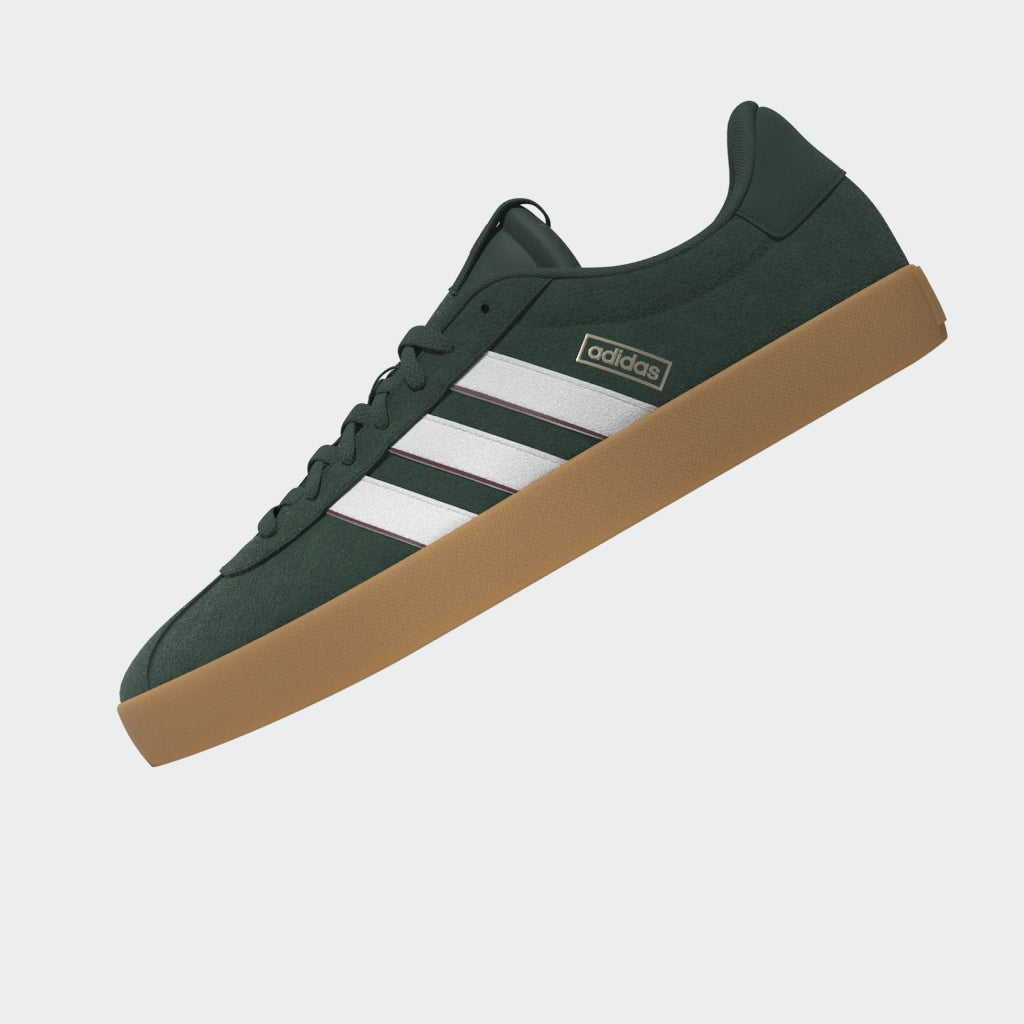 adidas VL Court 3.0 Shoes Dark Green/White/Collegiate Burgundy