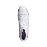 adidas F50 Hyperfast League Mid Firm Ground Men's Soccer Cleats - White/Purple
