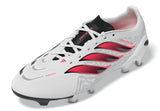 adidas Predator League  Firm Ground Men's Soccer Cleats - White/Black