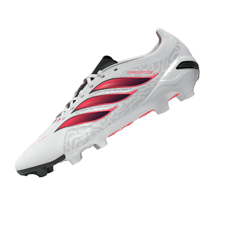 adidas Predator League  Firm Ground Men's Soccer Cleats - White/Black