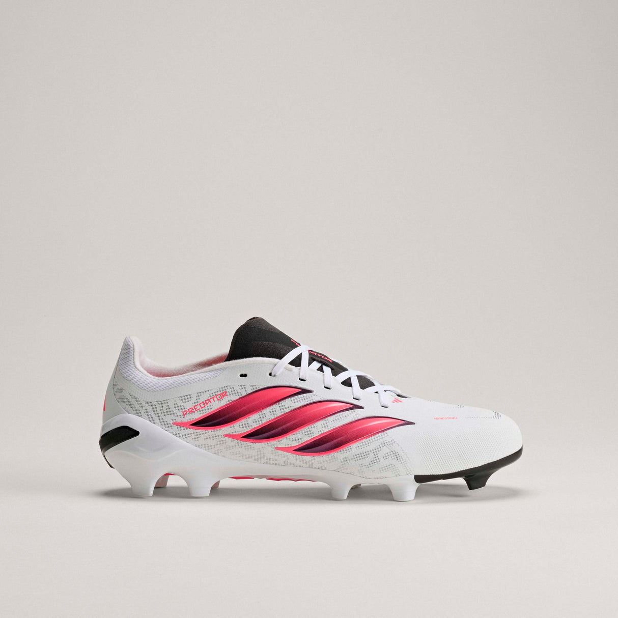 adidas Predator League  Firm Ground Men's Soccer Cleats - White/Black