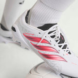adidas Predator League  Firm Ground Men's Soccer Cleats - White/Black