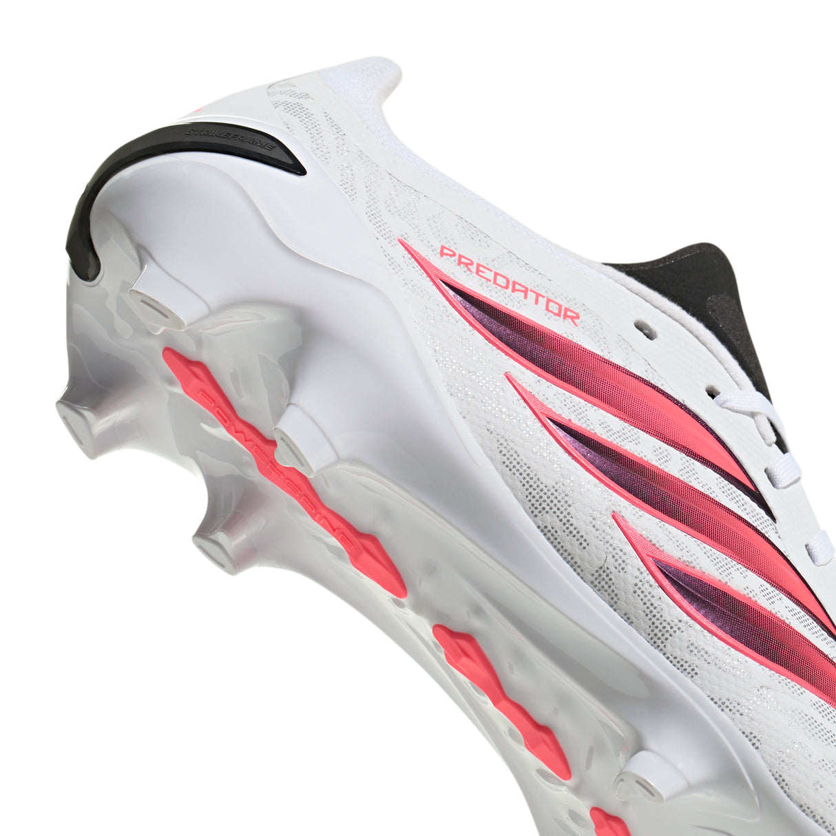 adidas Predator League  Firm Ground Men's Soccer Cleats - White/Black