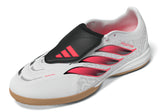 adidas Predator League Fold-Over Tongue Indoor Men's Soccer Shoes - White/Black