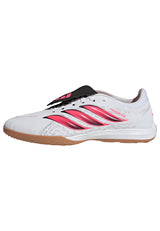 adidas Predator League Fold-Over Tongue Indoor Men's Soccer Shoes - White/Black