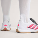 adidas Predator League Fold-Over Tongue Indoor Men's Soccer Shoes - White/Black