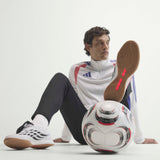 adidas Predator League Fold-Over Tongue Indoor Men's Soccer Shoes - White/Black
