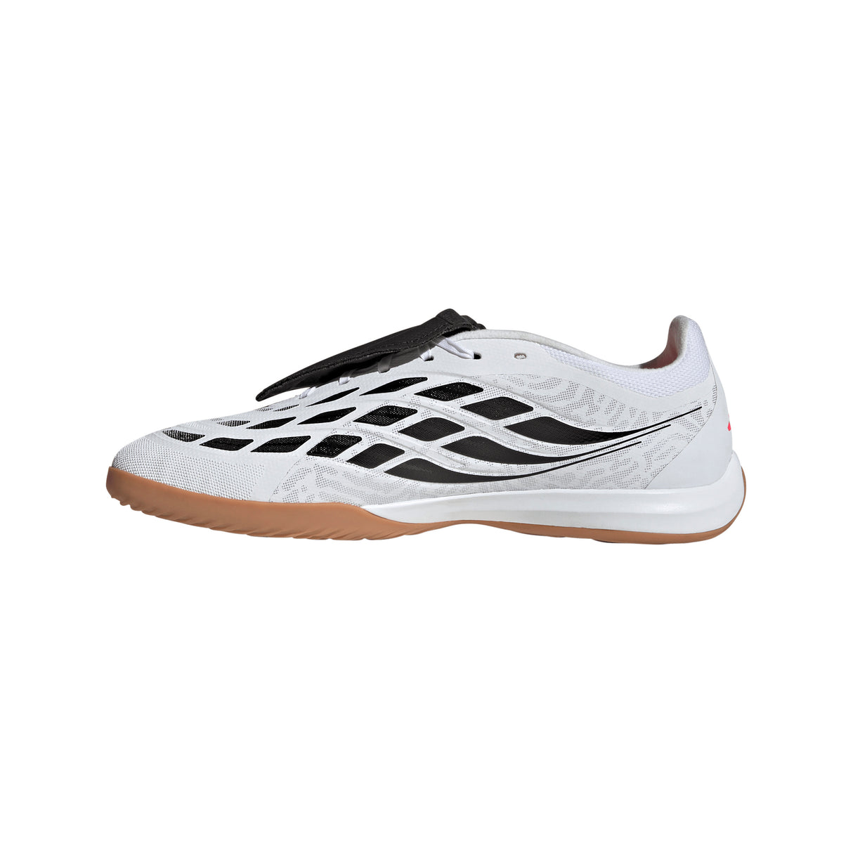 adidas Predator League Fold-Over Tongue Indoor Men's Soccer Shoes - White/Black