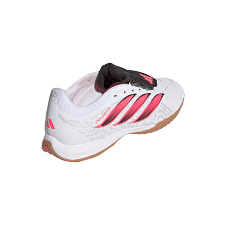 adidas Predator League Fold-Over Tongue Indoor Men's Soccer Shoes - White/Black
