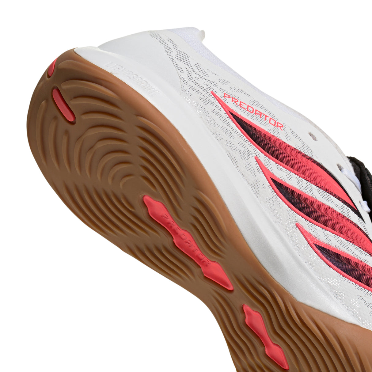 adidas Predator League Fold-Over Tongue Indoor Men's Soccer Shoes - White/Black