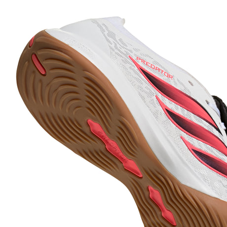 adidas Predator League Fold-Over Tongue Indoor Men's Soccer Shoes - White/Black
