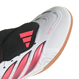 adidas Predator League Fold-Over Tongue Indoor Men's Soccer Shoes - White/Black