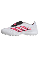 adidas Predator League Fold-Over Tongue Turf Men's Soccer Cleats - White/Black