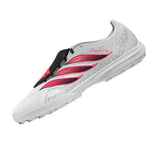 adidas Predator League Fold-Over Tongue Turf Men's Soccer Cleats - White/Black