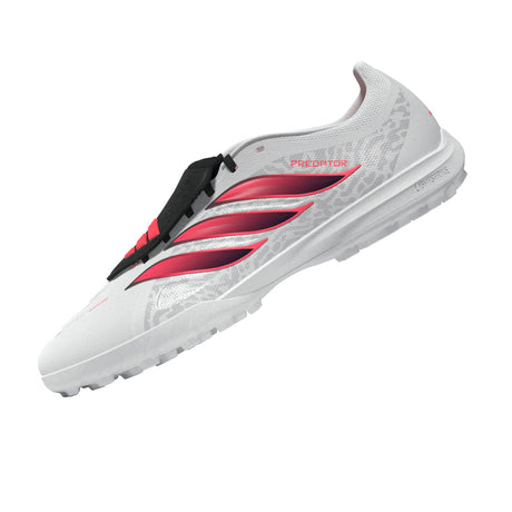 adidas Predator League Fold-Over Tongue Turf Men's Soccer Cleats - White/Black