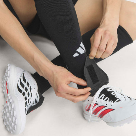 adidas Predator League Fold-Over Tongue Turf Men's Soccer Cleats - White/Black