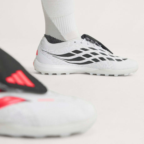 adidas Predator Pro Fold-Over Tongue Turf Men's Soccer Cleats - White/Black