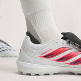 adidas Predator Pro Fold-Over Tongue Turf Men's Soccer Cleats - White/Black