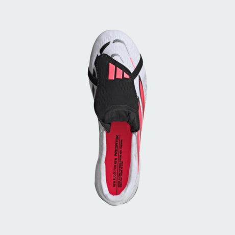 adidas Predator Pro Fold-Over Tongue Artificial Ground Men's Soccer Cleats - White/Black