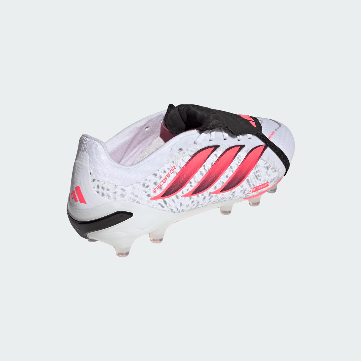 adidas Predator Pro Fold-Over Tongue Artificial Ground Men's Soccer Cleats - White/Black