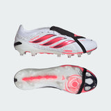 adidas Predator Pro Fold-Over Tongue Artificial Ground Men's Soccer Cleats - White/Black