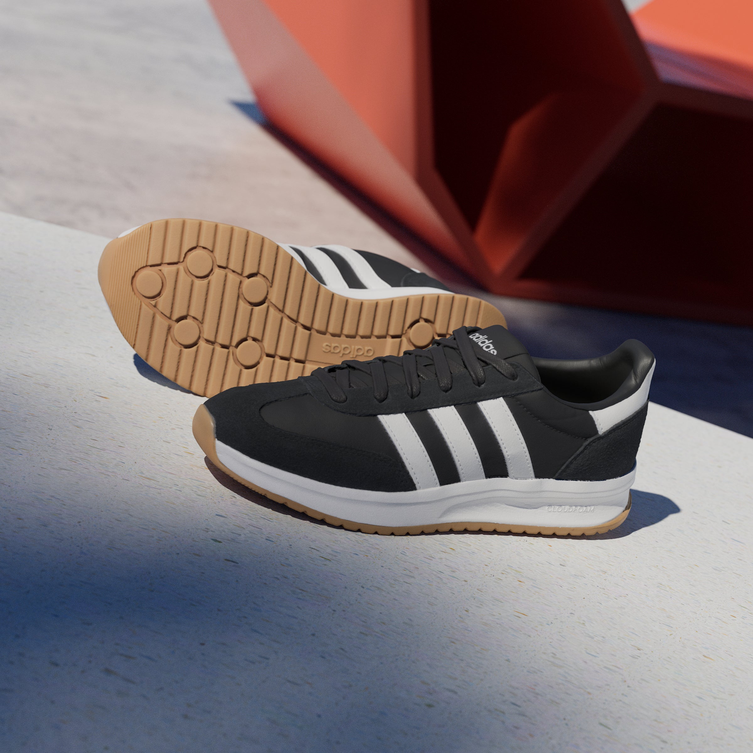 adidas Run 70 2.0 Shoes Black/White