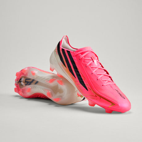 Botines de Fútbol adidas F50 Hyperfast Pro para Hombre Terreno Firme - Turquesa/Negro/Dorado