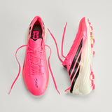 Botines de fútbol para terreno firme adidas F50 Hyperfast League para hombre - Turquesa/Negro/Oro