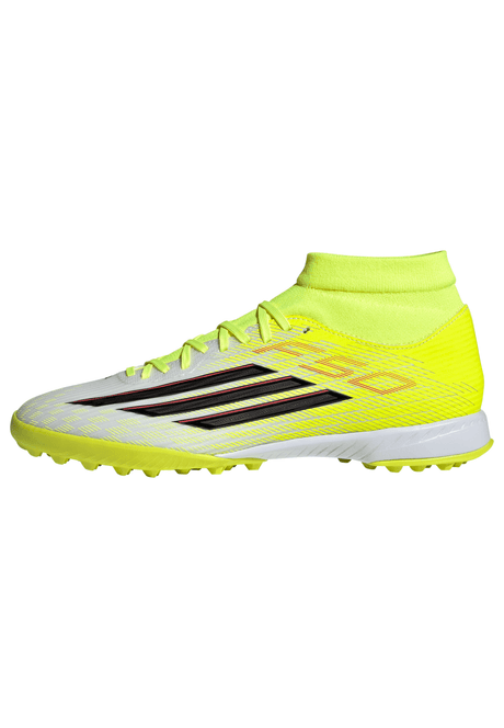 adidas F50 League Mid Cut TF Turf Men's Soccer Cleats - Yellow/Black/Red