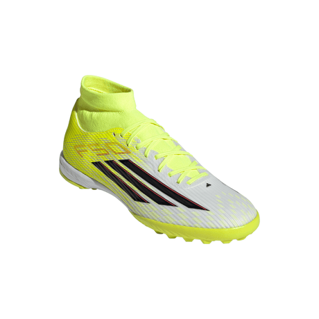 adidas F50 League Mid Cut TF Turf Men's Soccer Cleats - Yellow/Black/Red