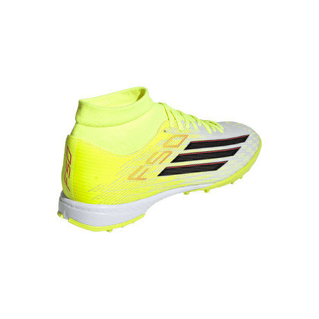 adidas F50 League Mid Cut TF Turf Men's Soccer Cleats - Yellow/Black/Red