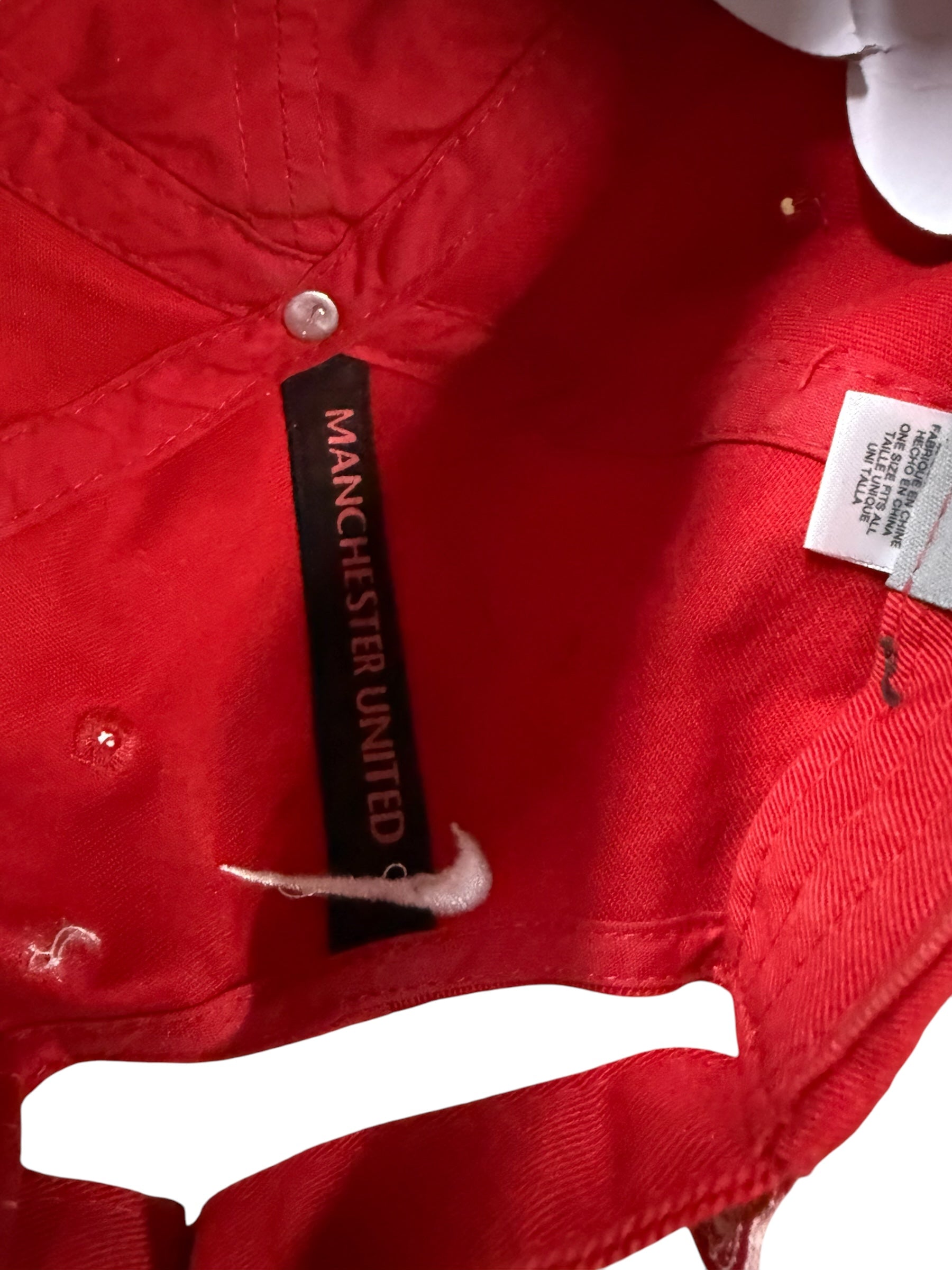 Nike Manchester United Club Cap Red