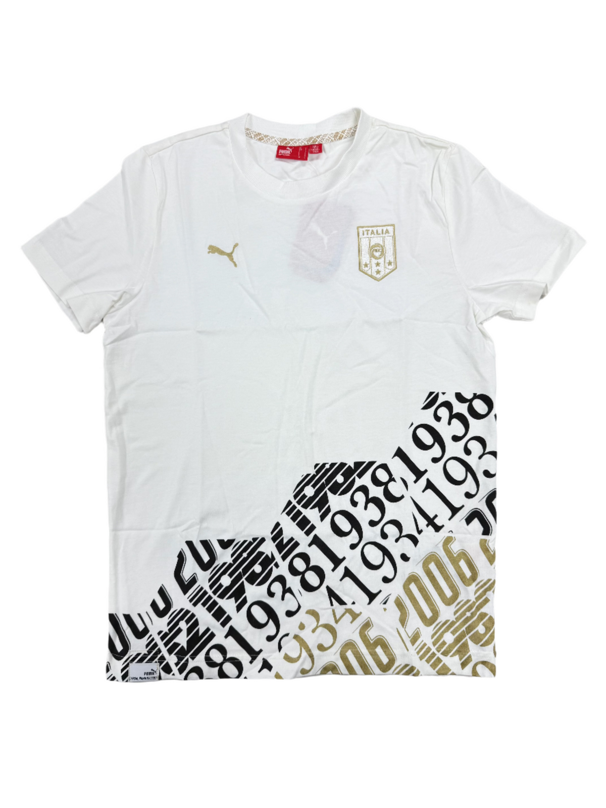 PUMA Italy Nazionale Graphic Tee White