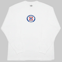 Umbro Cruz Azul Club Long Sleeve T-Shirt - White